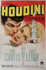 Tony Curtis and Janet Leigh in Houdini