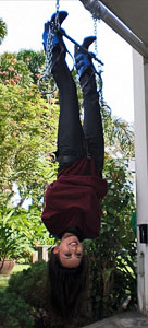 Magic Babe Ning Cai Prepares for Death-Defying Inversion Escape