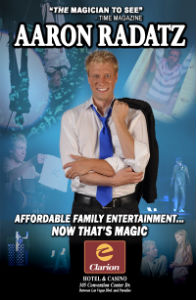 Inside Magic Image of Aaron Radatz Poster for New Show in Las Vegas