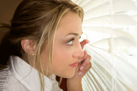 Inside Magic Image of Person Watching Our Double Wide Home
