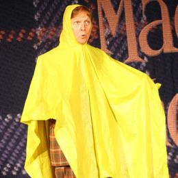 Image of Mac King in Cloak of Invisibility
